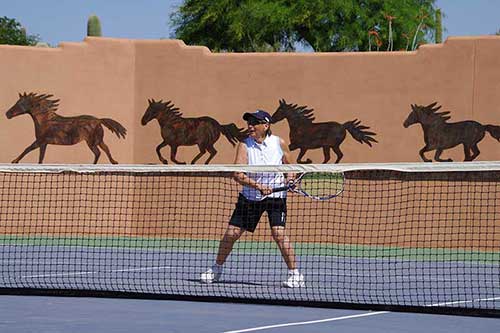 White Stallion Ranch Tennis Court