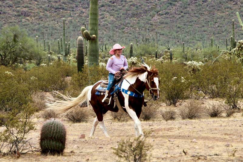 White Stallion Ranch Riding Photo Gallery