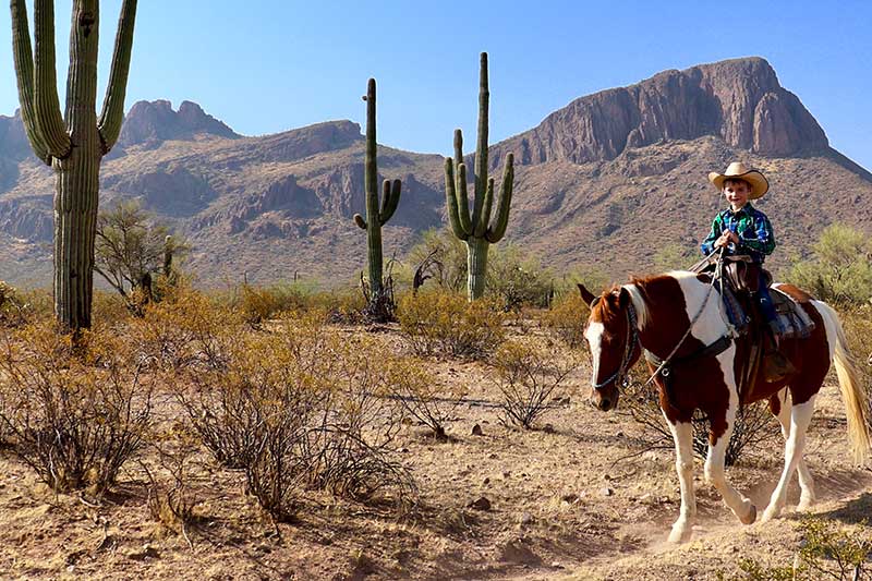 White Stallion Ranch Riding Photo Gallery