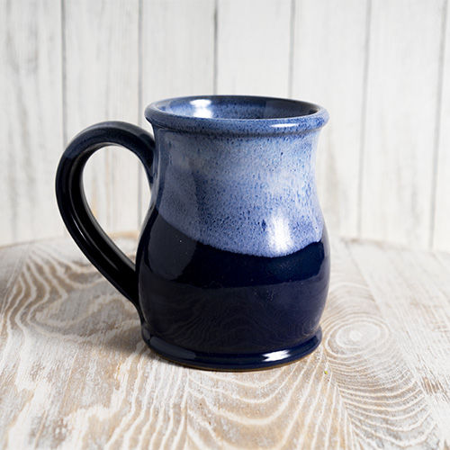 Blue Colored Hand Crafted Mug