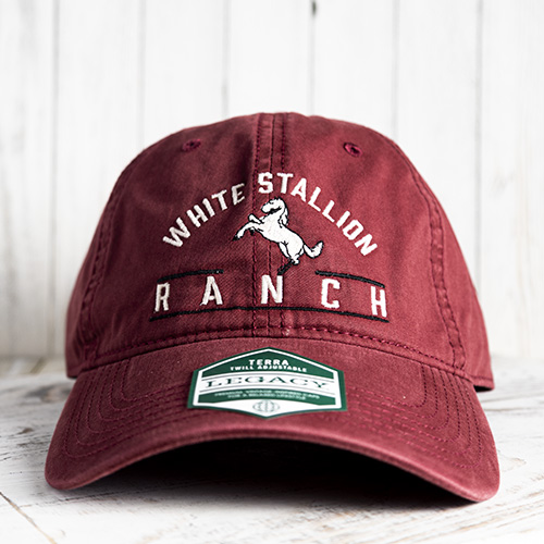 White Stallion Ranch Cap (Red)