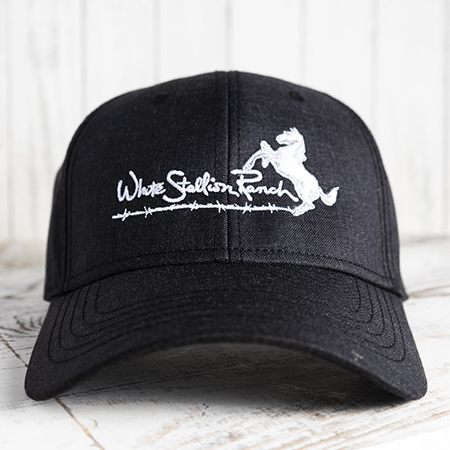 White Stallion Ranch Cap (Black)